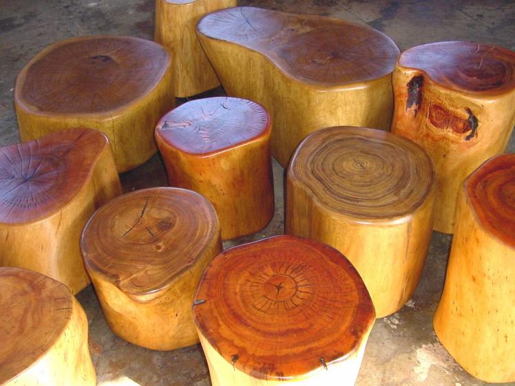 Tree Stump Tables